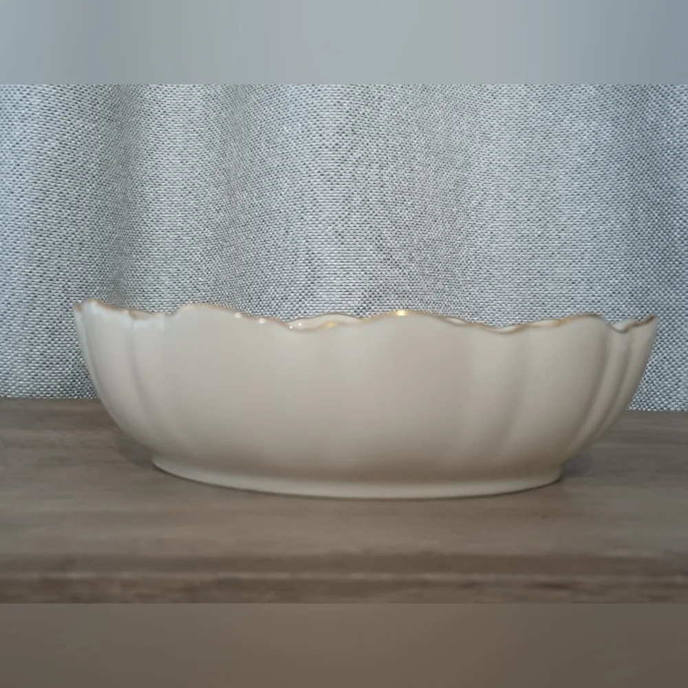 Vintage LENOX Symphony 24K Gold Trim Candy Divided Dish Made in USA